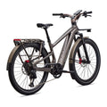 SPECIALIZED Turbo Vado 3 6.0 Ebike - GLOSS WARM SMOKE METALLIC / SATIN BRUSHED CHROME