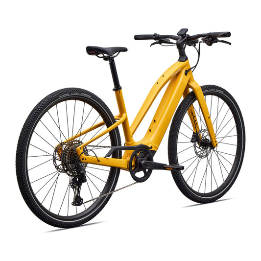 SPECIALIZED Turbo Vado SL 2 4.0 Step Through Ebike - GLOSS BRASSY YELLOW / METALLIC WHITE SILVER FROST REFLECTIVE