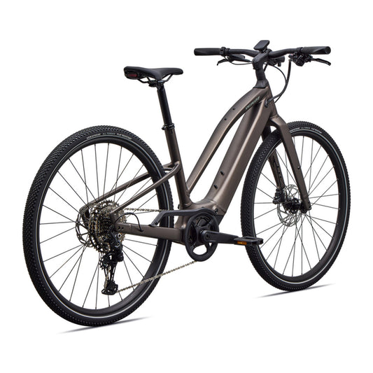 SPECIALIZED Turbo Vado SL 2 4.0 Step Through Ebike - SATIN GUN METAL / AGAVE GREY FROST REFLECTIVE