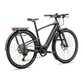 SPECIALIZED Turbo Vado SL 2 6.0 EQ Carbon Ebike - SATIN BLACK SPECKLE OVER CARBON / DOLOMITE METALLIC FROST REFLECTIVE