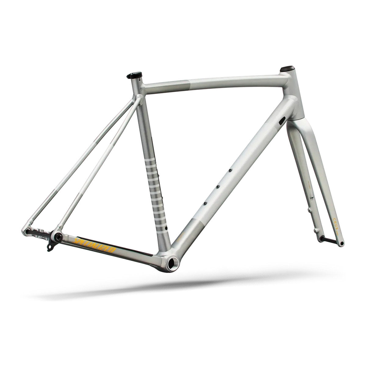 SPECIALIZED Crux DSW Frameset - D'Aluisio Smartweld Alloy - Shadow Silver/California Sunshine