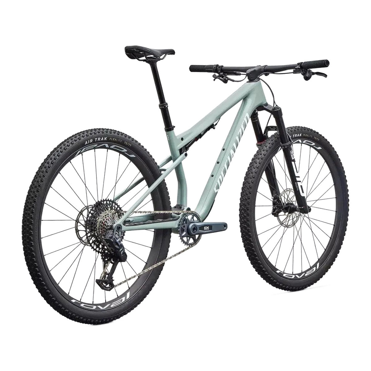 SPECIALIZED Epic 9 Expert Complete MTB - Gloss Agave Grey / Metallic White Silver