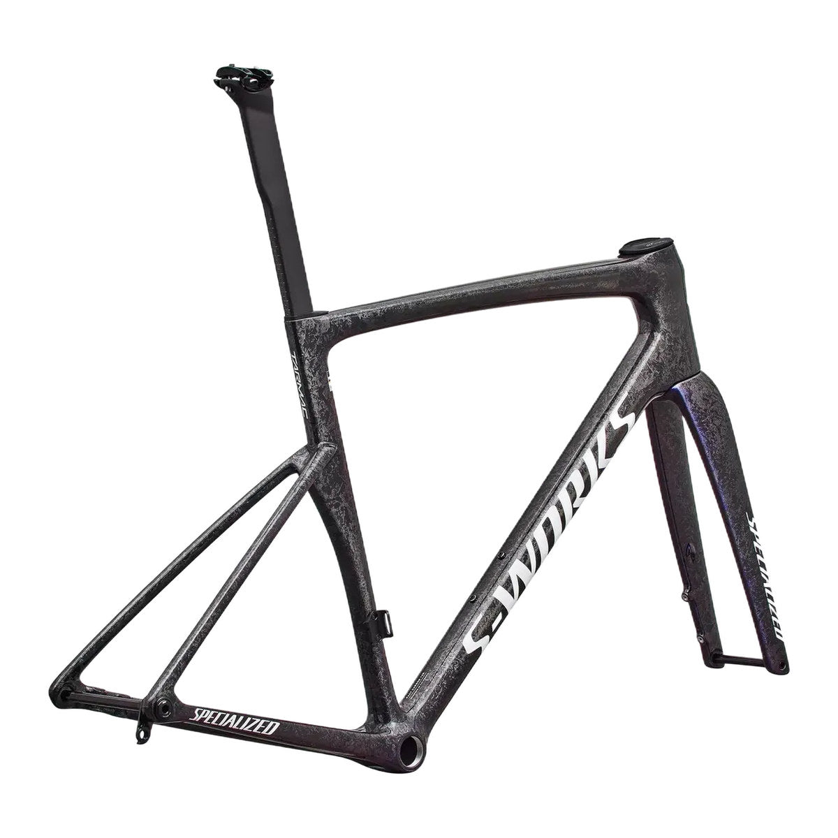 SWorks Tarmac SL9 Road Frameset FACT 12r Carbon - Carb/Bluredcmln/Wht