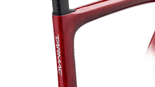 SWorks Tarmac SL9 Road Frameset - FACT 12r Carbon - Vivid Red/Tarmac Black/White
