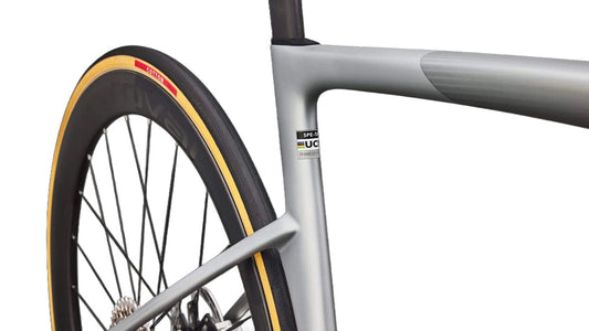 SWorks Tarmac SL9 Complete Road Bike SRAM RED AXS - Sildst/Spctflr/Chrm