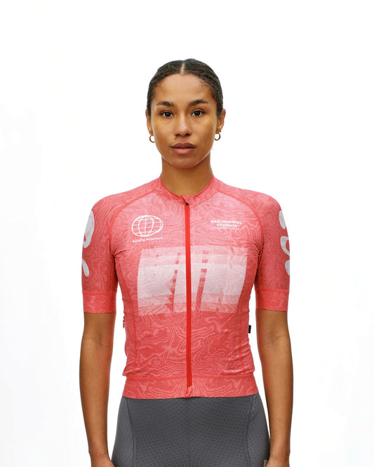 PAS NORMAL STUDIOS Mechanism Logo Women Jersey - AOP RTN Classic Red
