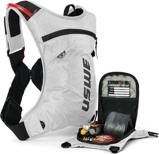 USWE MTB HYDRO 3 HYDRATION BACKPACK - BLACK/RED