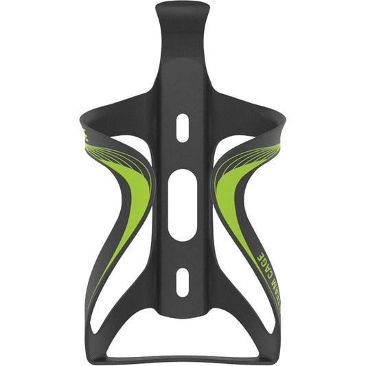 LEZYNE CARBON TEAM WATER BOTTLE CAGE - BLACK/GREEN
