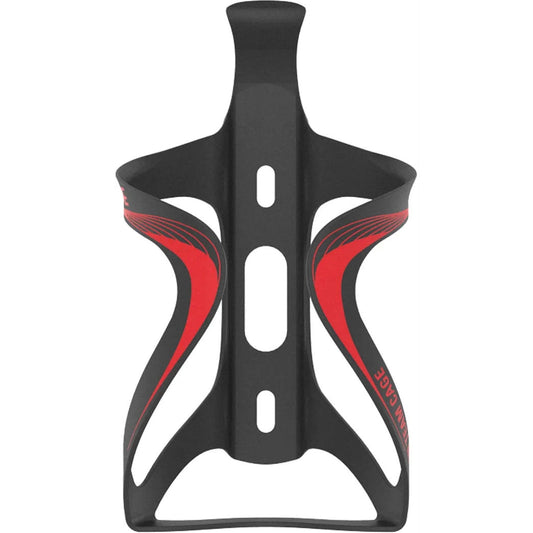 LEZYNE CARBON TEAM WATER BOTTLE CAGE - BLACK/RED