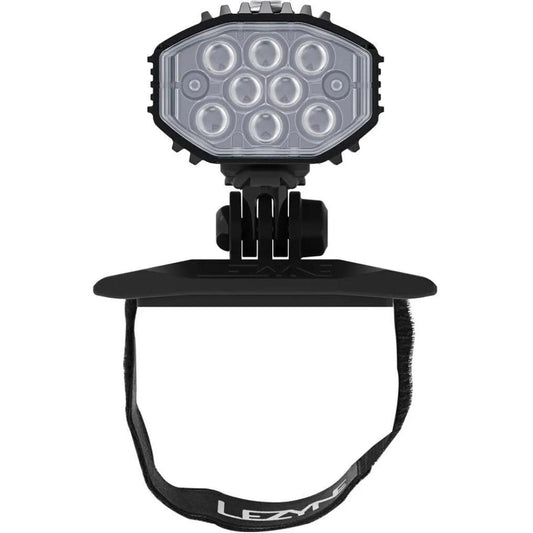 LEZYNE MICRO DRIVE PRO 1000+ HELMET LIGHT - BLACK/WHITE