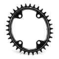 GARBARUK Oval Chainring 96 BCD (SHIMANO M6000/M7000/M8000) - BLACK