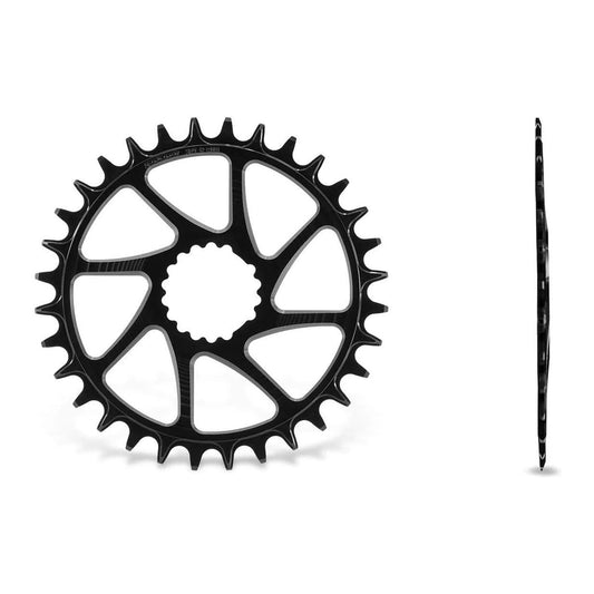 GARBARUK Round  Chainring DIRECT MOUNT CANNONDALE HOLLOWGRAM (AI-COMPATIBLE) - BLACK