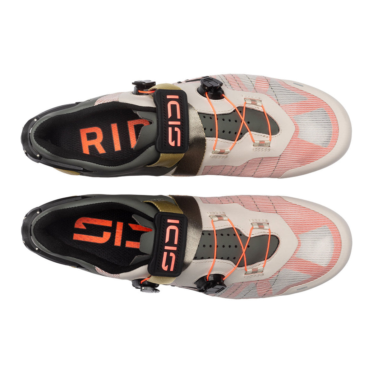 SIDI Wire 3 Road Cycling Shoes - Sand / Fluo Coral
