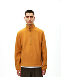 PAS NORMAL STUDIOS Off Race Boiled Wool Half Zip - Ochre