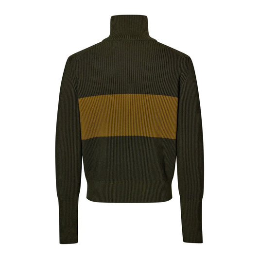 PAS NORMAL STUDIOS Off Race Merino Knit Half Zip - Olive