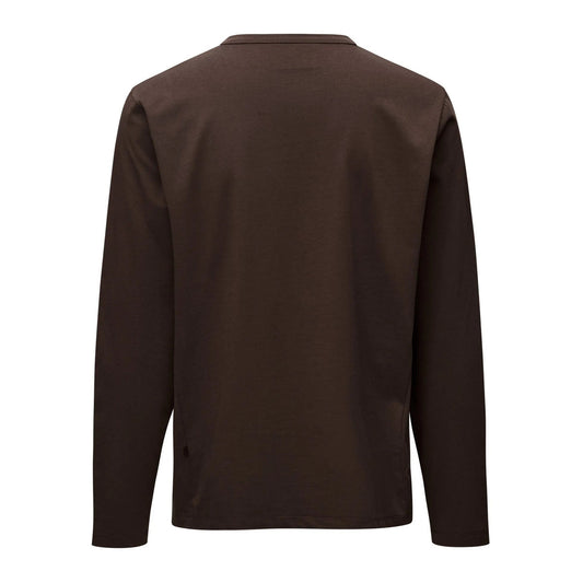 PAS NORMAL STUDIOS Off Race Cotton Tech Long Sleeve TShirt - Dark Purple