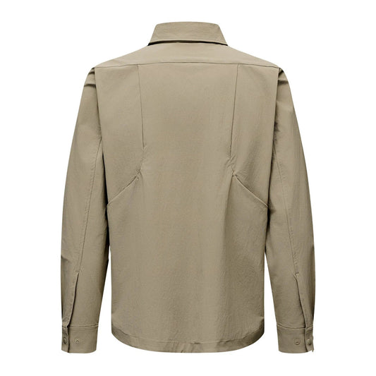 PAS NORMAL STUDIOS Off Race Tech Overshirt - Dusty Earth