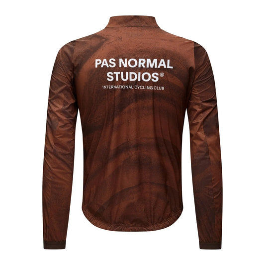 PAS NORMAL STUDIOS Mechanism Stow Away Jacket - AOP Light brown