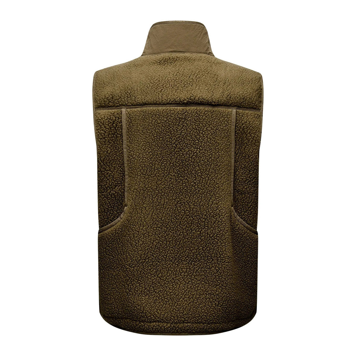 PAS NORMAL STUDIOS Off Race Pile Fleece Vest - Deep Olive