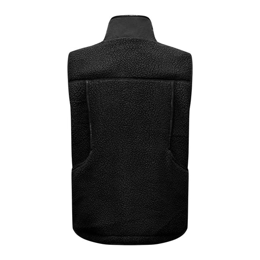 PAS NORMAL STUDIOS Off Race Pile Fleece Vest - Black