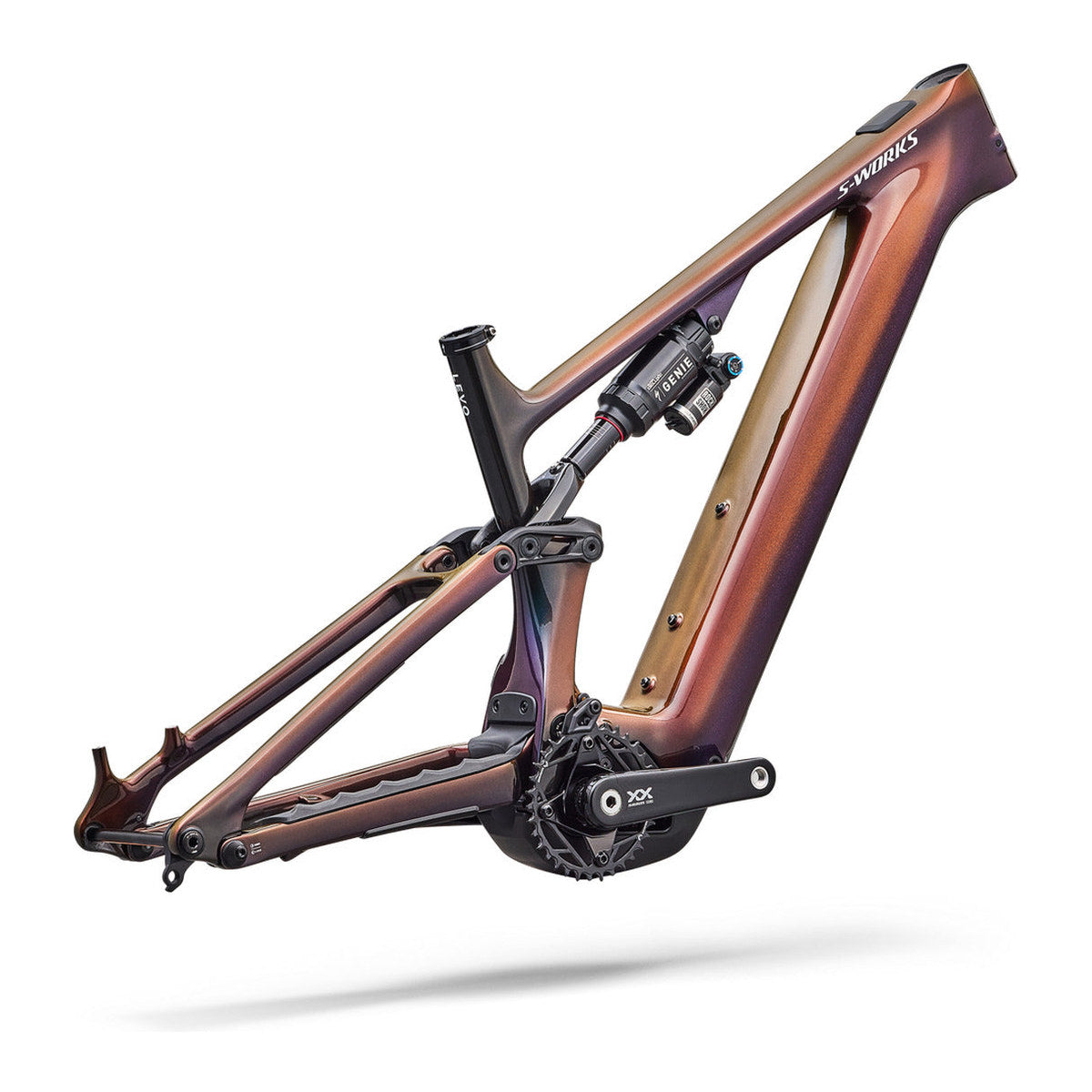 SPECIALIZED SWORKS TURBO LEVO 4 EFRAMESET - METOBSD/CMLNSPN/METWHTSIL