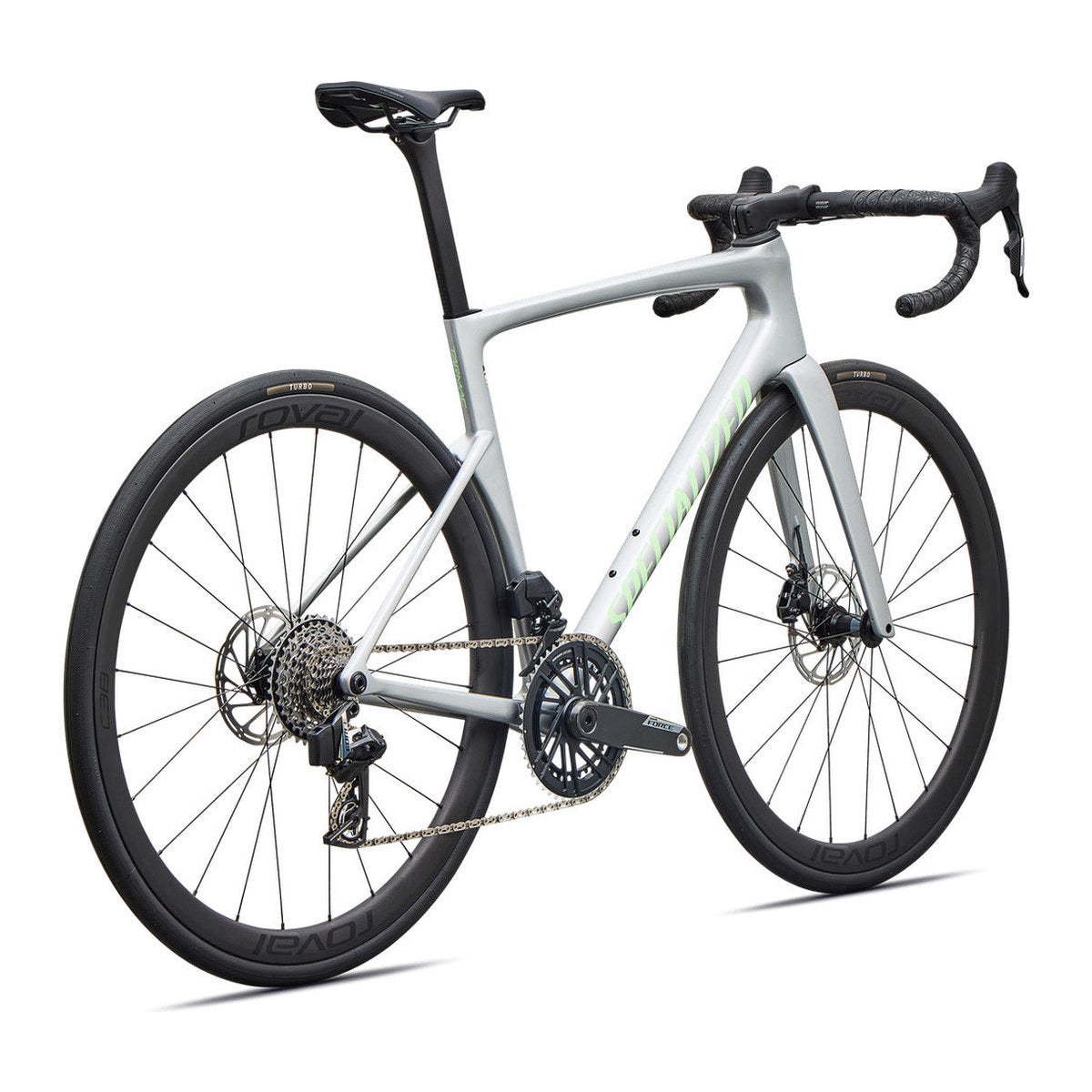 SPECIALIZED TARMAC SL9 EXPERT ROAD BIKE - SILVER DUST/POWDER LIME