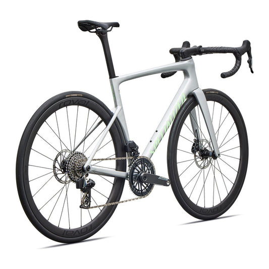 SPECIALIZED TARMAC SL9 EXPERT ROAD BIKE - SILVER DUST/POWDER LIME