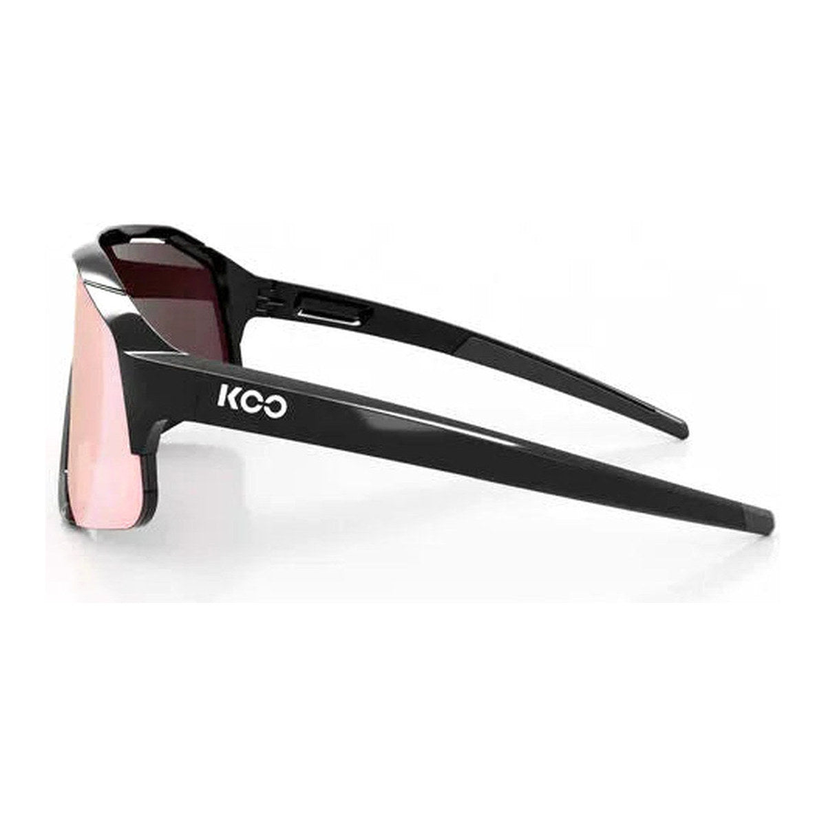 KOO Demos Eyewear Black/Rosé - Rosé Lens