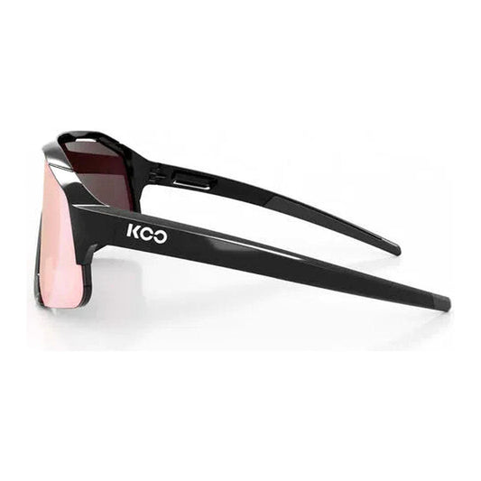 KOO Demos Eyewear Black/Rosé - Rosé Lens