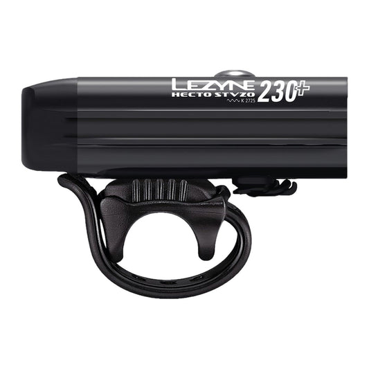 LEZYNE HECTO STVZO 230+ LIGHT - BLACK/GLOSSY