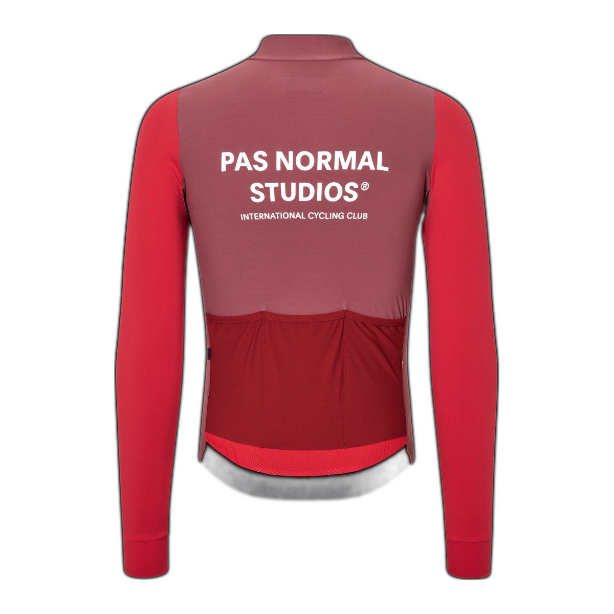 PAS NORMAL STUDIOS Men Mechanism Long Sleeve Jersey - Color Block Red