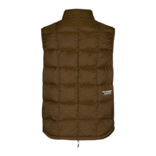 PAS NORMAL STUDIOS Off-Race Down Vest - Army Brown