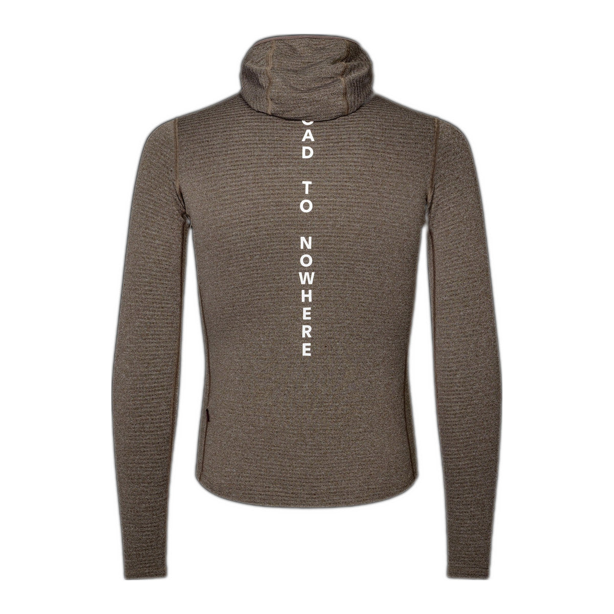 PAS NORMAL STUDIOS Men Thermal Hooded Windproof Baselayer - Dark Coffee