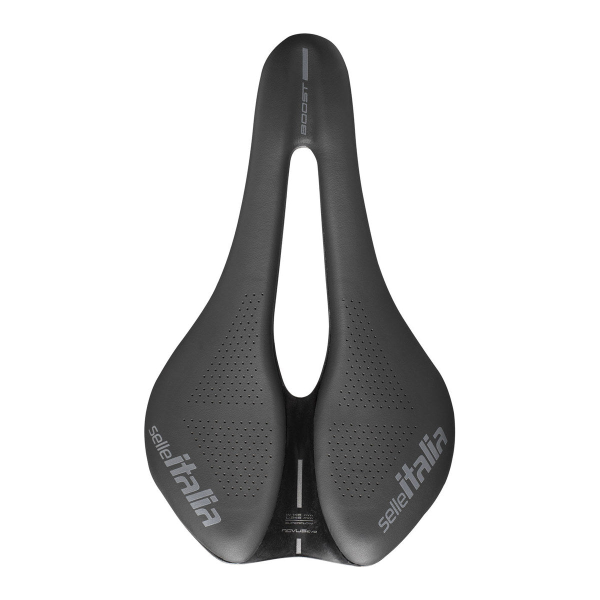 SELLE ITALIA Novus Boost Evo TI 316 Superflow Saddle - Black