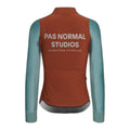 PAS NORMAL STUDIOS Women Mechanism Thermal Long Sleeve Jersey - Mahogany / Dusty Teal