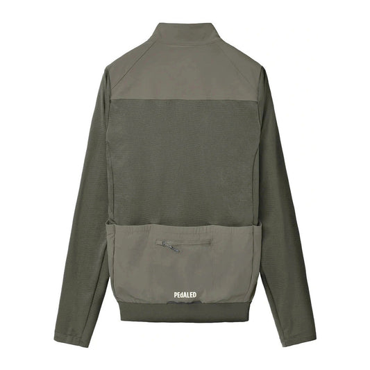 PEDALED Odyssey Windblock Merino Women Jersey - Grey Ink