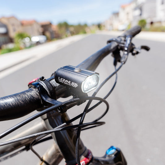 LEZYNE MINI DRIVE 450+ FRONT LIGHT - Black