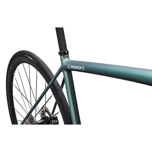 SPECIALIZED Aethos 2 Complete Road Bike Shimano Dura Ace E1 2026 - Gloss Premium Fjord Metallic / Dolomite Metallic