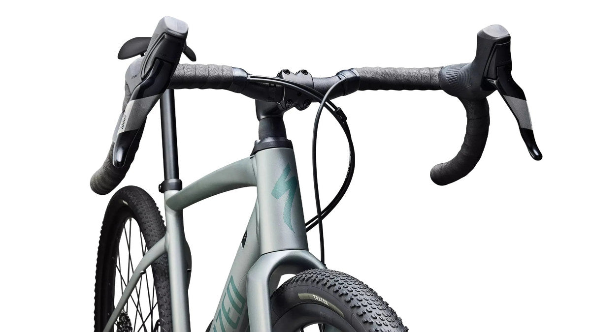 SPECIALIZED Diverge 4 Comp Alloy Complete Gravel Bike SRAM Apex - Satin Shadow Silver / Fjord Metallic