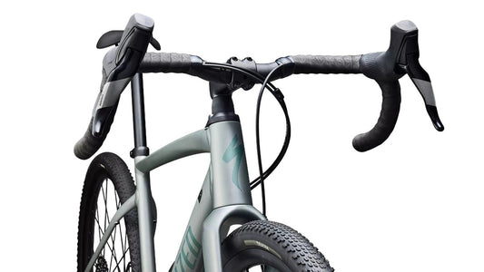 SPECIALIZED Diverge 4 Comp Alloy Complete Gravel Bike SRAM Apex - Satin Shadow Silver / Fjord Metallic