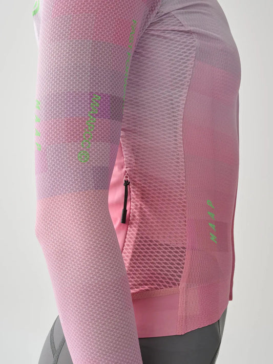 MAAP Blur Pro Air 3.0 Women Long Sleeve Jersey - Rosa