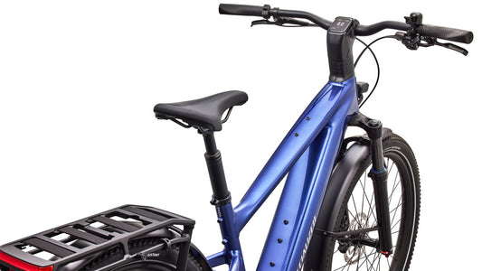 SPECIALIZED Turbo Vado 3 EVO 4.0 Ebike - GLOSS PACIFIC BLUE / DUNE WHITE