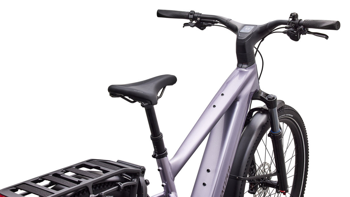 SPECIALIZED Turbo Vado 3 EVO 5.0 Ebike - GLOSS AMETHYST FROST METALLIC / BORDEAUX METALLIC