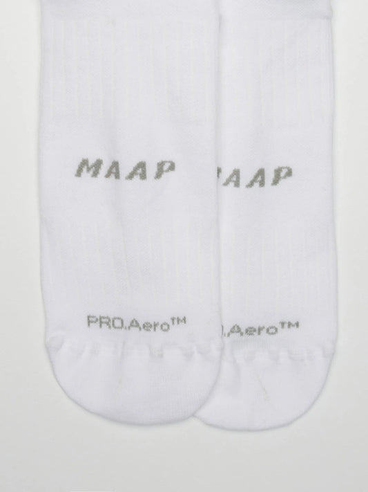 MAAP Pro Aero Sock - White