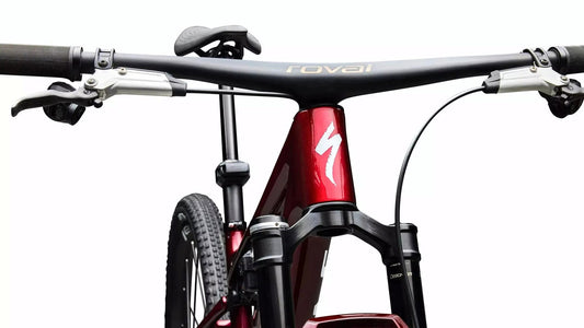 SPECIALIZED S-Works Epic 9 Complete MTB - Gloss Red Tint Over Red Reflex Pearl Edge Fade / Metallic White Silver