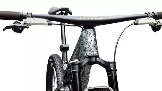 SPECIALIZED S-Works Epic 9 Complete MTB - Gloss Metallic Obsidian Multi Color Dry Impasto/ Metallic White Silver
