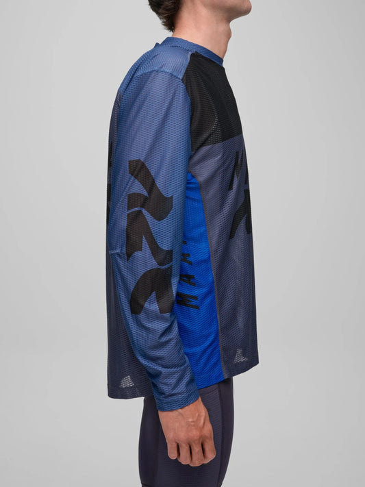 MAAP Alt_Road Air Mesh LS Tee - Mixed Blue