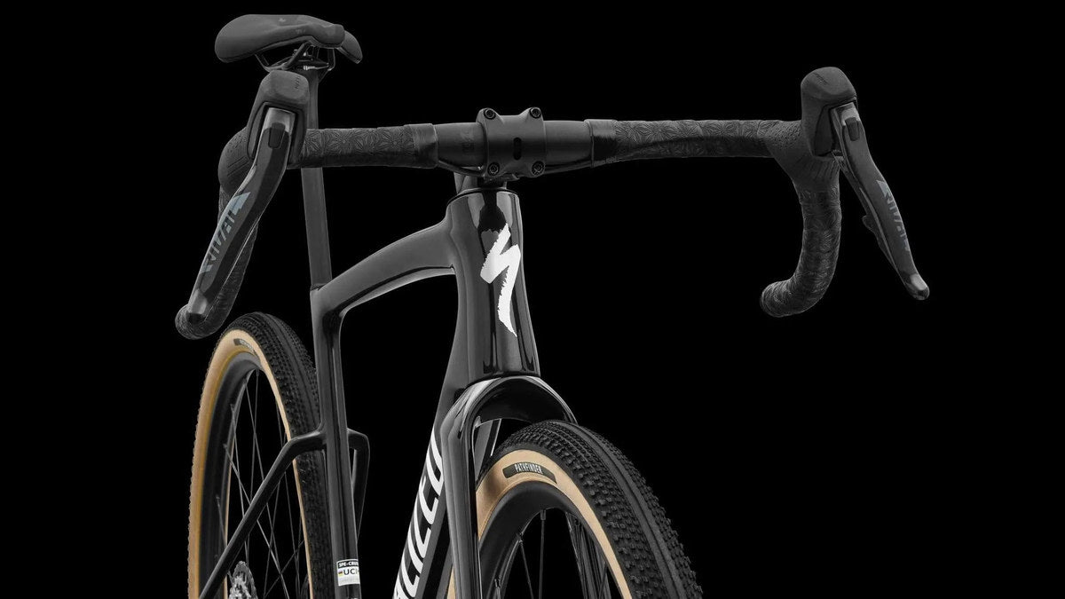 Crux 5 Comp - SRAM Rival XPLR - Metallic Obsidian/Dune White