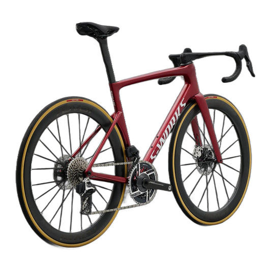 SWorks Tarmac SL9 Complete Road Bike SRAM RED AXS - Rbymet/Metwhtsil