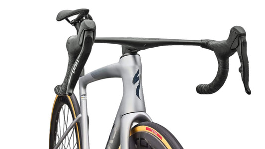 SWorks Tarmac SL9 Complete Road Bike SRAM RED AXS - Sildst/Spctflr/Chrm